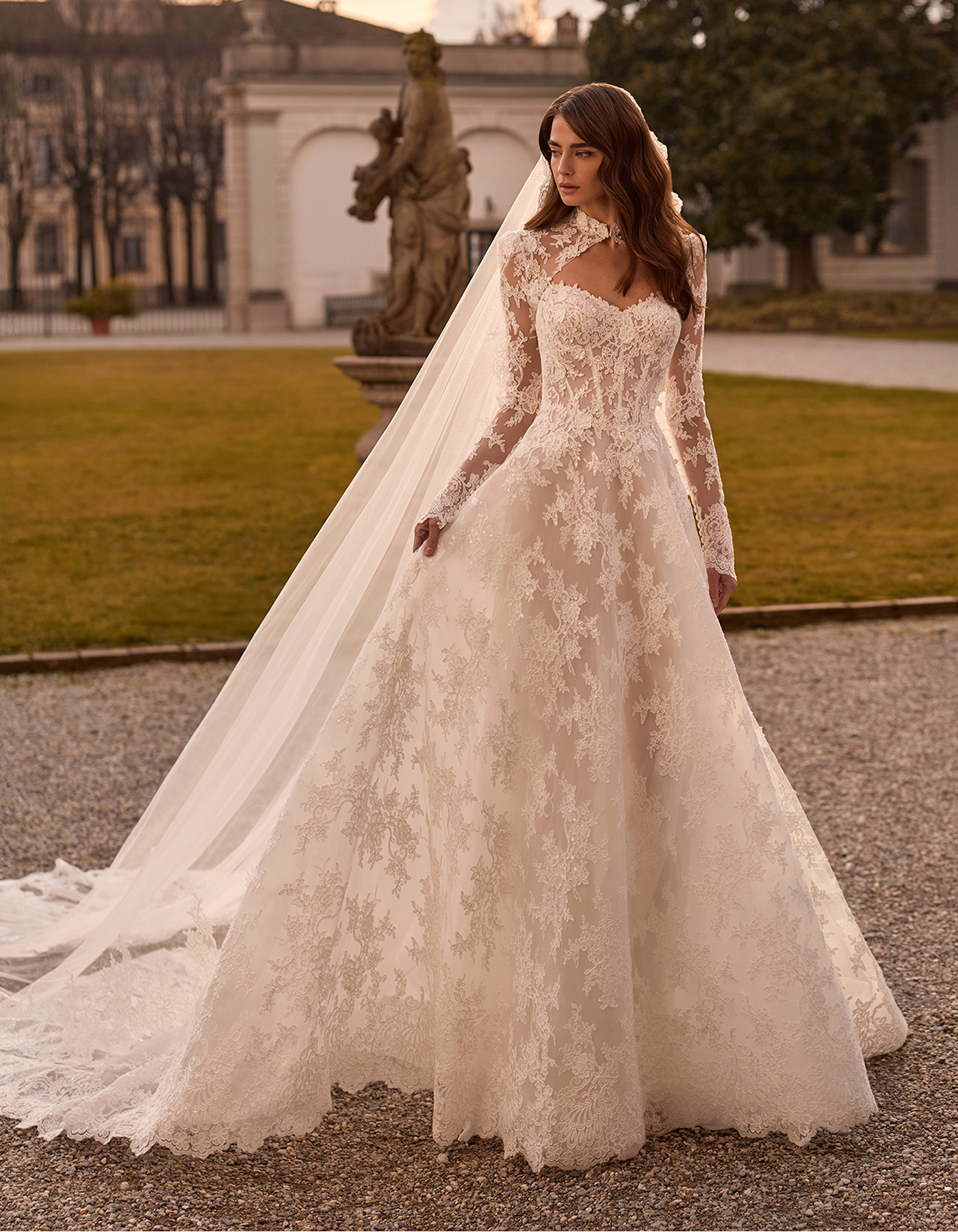 Robe de mariée face